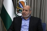 Chalíl Hajja, hlavný vyjednávač palestínskeho militantného hnutia Hamas. 