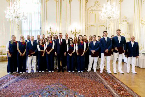 Prezident Pellegrini prijal členov reprezentačnej výpravy 25. letnej deaflympiády 2025 v Tokiu.