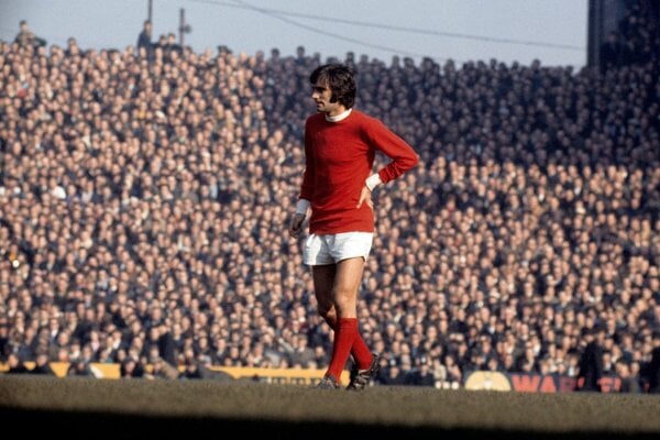 George Best v drese Manchester United v roku 1969.