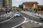 Nový most na Hradskej ulici v bratislavskej mestskej časti Vrakuňa.