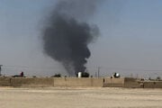 Dym stúpa po výbuchu granátu v pohraničnej oblasti počas stretov medzi pakistanskými a afganskými silami. 