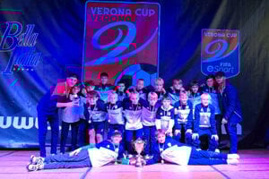 Mladší žiaci PFA ViOn U13 zvíťazili na turnaji Verona Cup. 