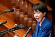 Nová japonská premiérka Sanae Takaičiová vo svojom prvom prejave v parlamente.
