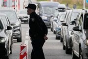Hranica medzi Chorvátskom a Bosnou a Hercegovinou v meste Stara Gradiška.