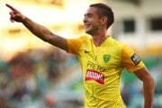 Michal Faško sa raduje z gólu