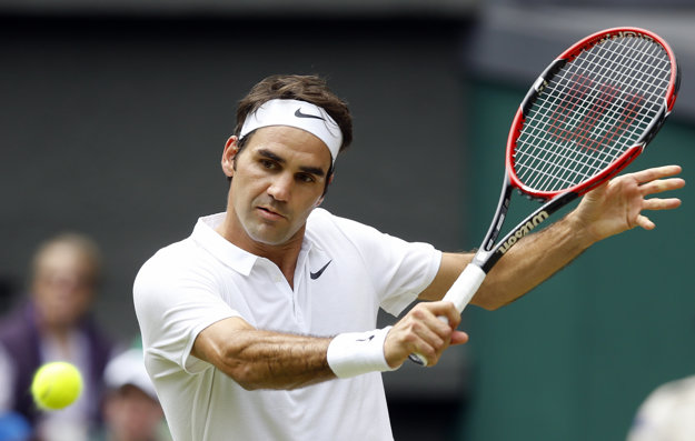 Roger Federer bol spokojný s tým, ako zahral.