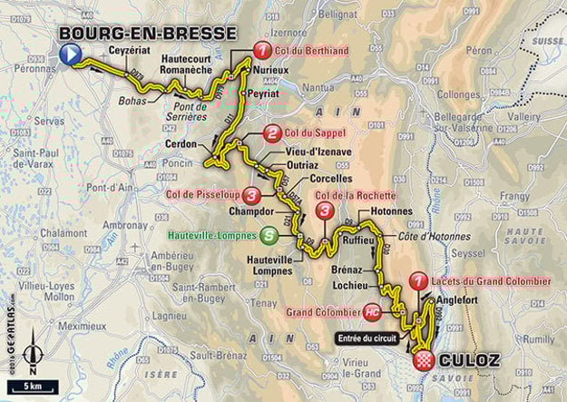 Pätnásta etapa Tour de France 2016.
