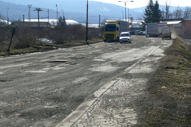 Takto vyzeral úsek pred rekonštrukciou. 