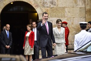 Španielsky kráľovský pár - kráľ Filip VI. a kráľovná Letizia.