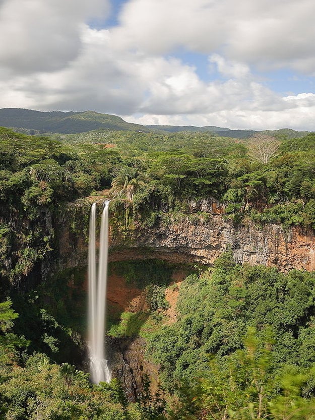 Chamarel Falls.