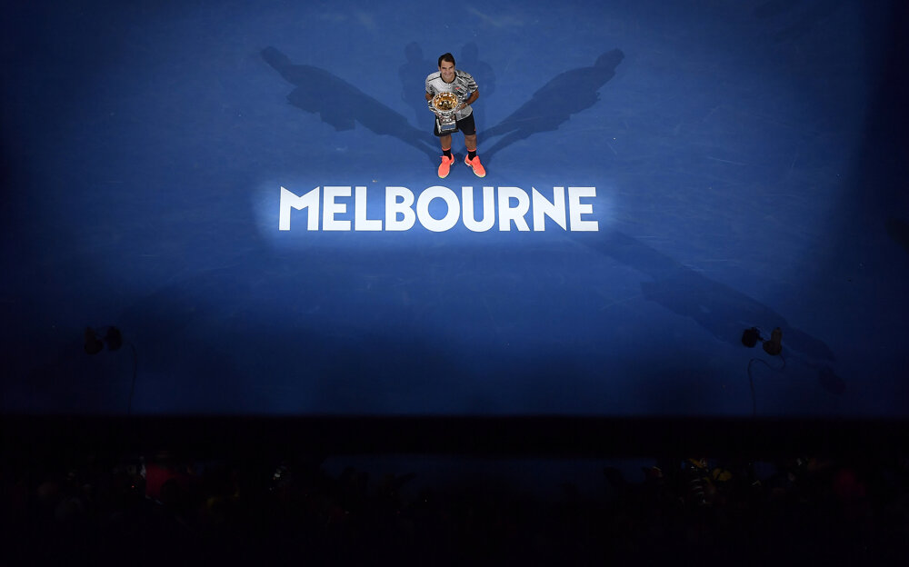 Roger Federer po víťaznom finále.