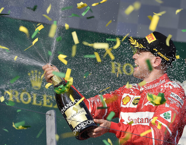 V Austrálii sa Sebastian Vettel tešil z víťazstva.