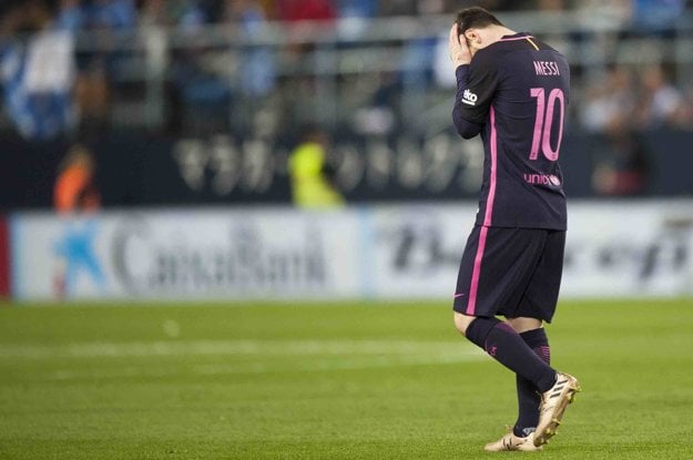 Barcelona v Malage nedokázala skórovať.
