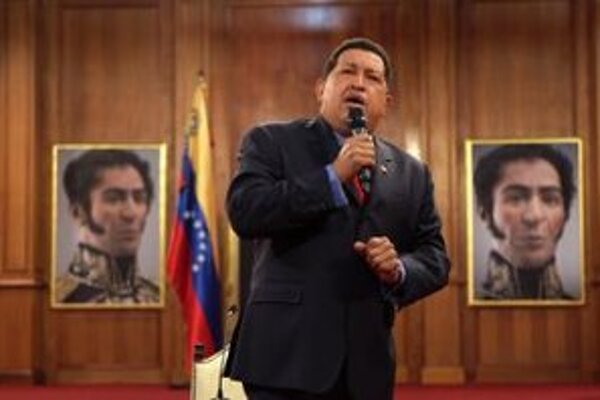 Venezuelský prezident Hugo Chávez.