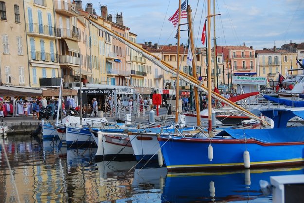 Prístav v Saint Tropez