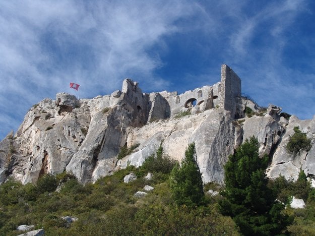 Pevnosť v Les Baux-de-Provence