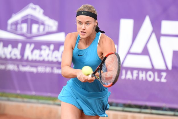 Karolína Schmiedlová na Roland Garros vypadla v prvom kole.