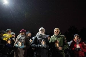 2. marec 2018. Pietny spomienkový pochod na zavraždeného novinára Jána Kuciaka a jeho partnerku Martinu Kušnírovú v Bratislave.