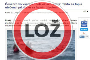 Video o falošných utečencoch z Kréty bol hoax