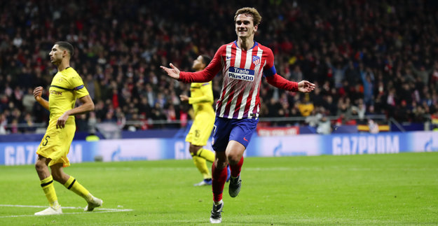 Antoine Griezmann sa raduje zo svojho gólu.