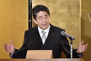 Japonský premiér Abe. 