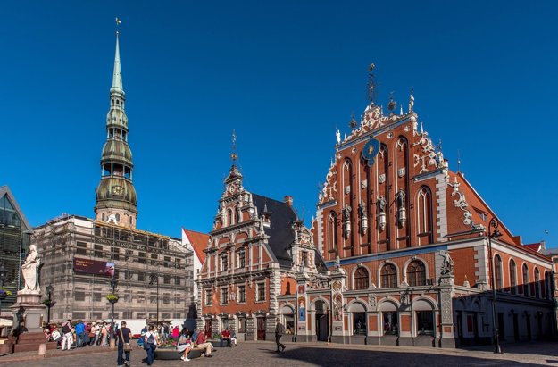 Dom čiernych hláv, Riga.