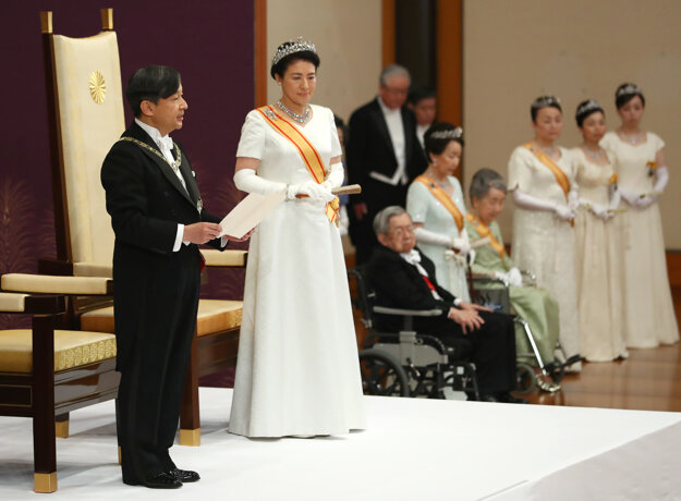 Nový japonský cisársky pár.