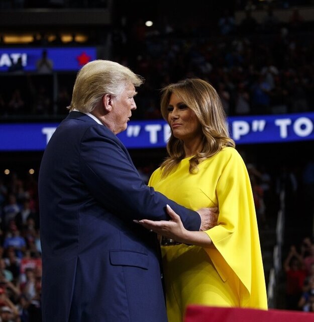 Donald Trump s manželkou.