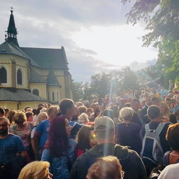 Svätá omša v predvečer Levočskej púte.
