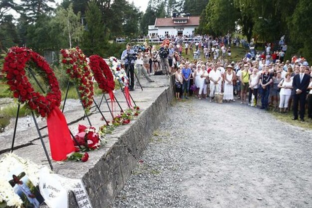 Spomienka na ostrove Utöya.