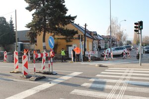 Úprava križovatiek.