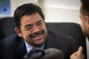 Marian Kočner počas pojednávania v prípade obžaloby za falšovanie zmeniek TV Markíza.