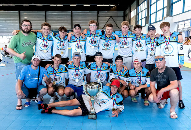 Víťazi turnaja U18 - Bauska Vranova nad Topľou.