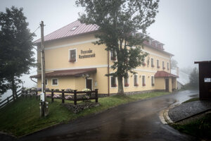 Penzión Altmayer v Štiavnických Baniach, ktorý vlastní sudca Michal Truban s manželkou.