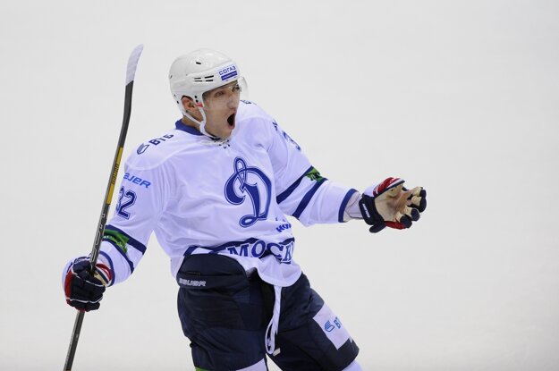 Alexander Ovečkin v drese Dinama Moskva.