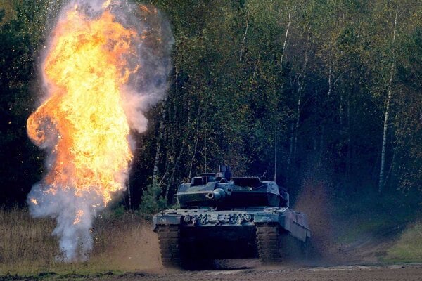 Tank Leopard 2A6. 