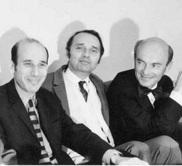 Peter Kolman (vľavo), Ilja Zeljenka a Roman Berger.