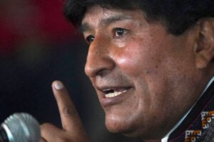 Bývalý bolívijský prezident Evo Morales.