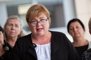 Predsedníčka odborového združenia sestier a pôrodných asistentiek Monika Kavecká.