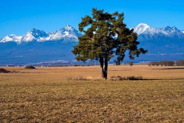 Pohľad na vrchy vo Vysokých Tatrách. (zdroj: TASR)