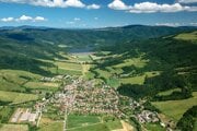 Málinec - pohľad zhora.