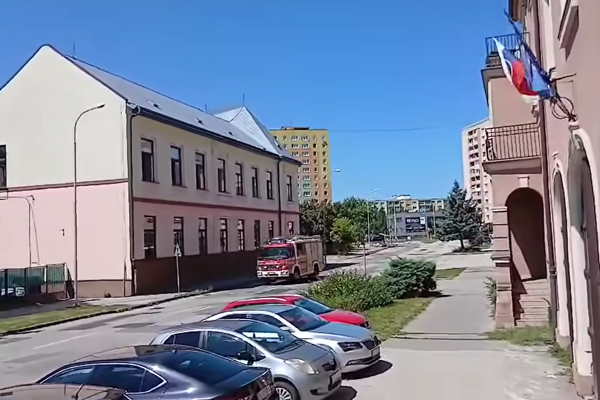 Výjazd hasičov k nehode motorkára.