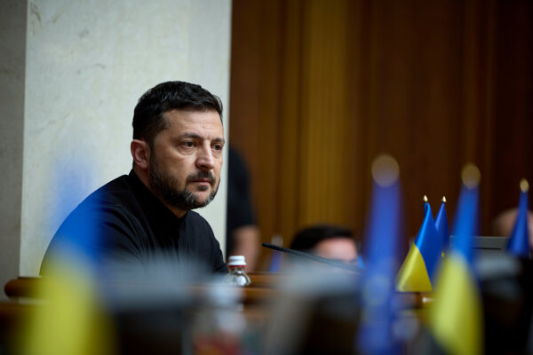 Ukrajinský prezident Volodymyr Zelenskyj.