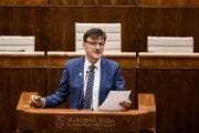 Alojz Hlina, opozičný poslanec z klubu SaS. 