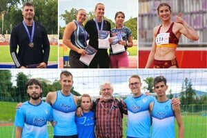 Atléti z Nitry sa predstavili na M-SR dospelých v Banskej Bystrici. 