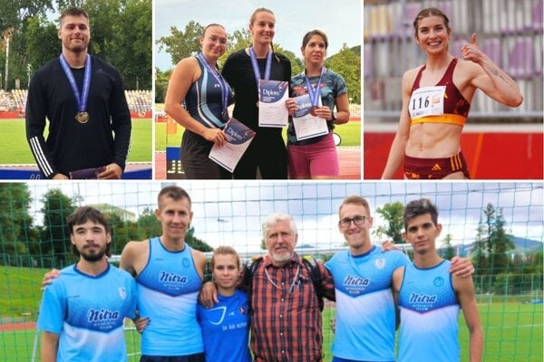 Atléti z Nitry sa predstavili na M-SR dospelých v Banskej Bystrici. 