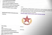 Žiadosť KSS o udelenie ochrannej známky na logo s červenou hviezdou.