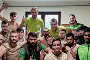 Futbalisti OŠK Kolíňany.
