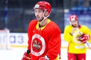 Slovenský útočník Tomáš Jurčo v drese tímu Kunlun Red Star. 