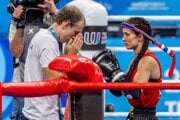 Slovenská reprezentantka v thajskom boxe Monika Chochlíková počas Svetových hier 2025.